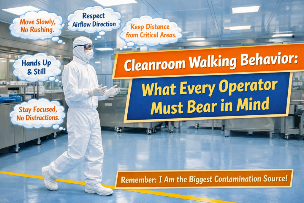 Cleanroom Walking Behavior: What Every Operator Must Bear in Mind